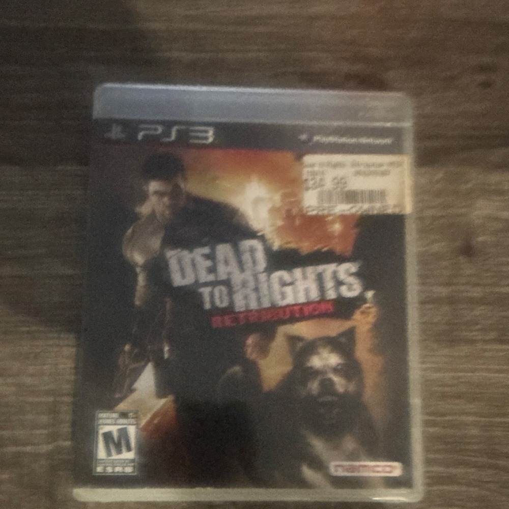 Namco Dead to Rights: Retribution Sony PlayStation 3 PS3 M 2010 NTSC-U/C
